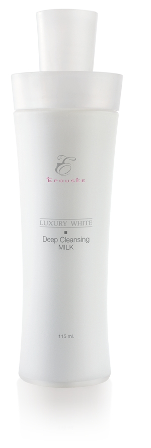 Luxury White Deep Cleansing Milk . . . . . . . . . . (Step 1 of 9)